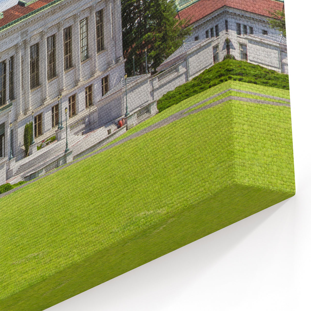 Scenic Berkeley Library Wall Art - Historic Architecture on Canvas