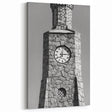Daytona Beach Clock Tower - Black and White Coastal Florida Art on Canvas