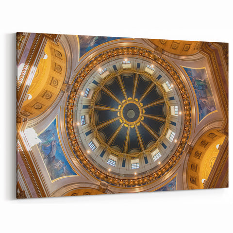 Iconic DC Architecture Art - Capitol Building Dome Interior Wall Print