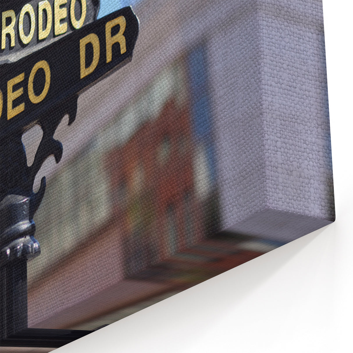 Luxury Beverly Hills Art - Scenic Via Rodeo Drive California Canvas Print