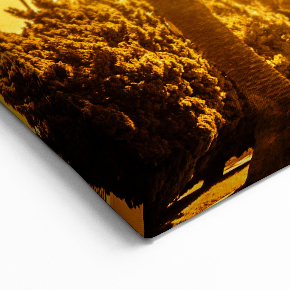 Golden California Palm Avenue - Iconic Beverly Hills Street Wall Art