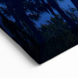 Beverly Hills Palm Trees Silhouette - Blue Sky California Wall Art