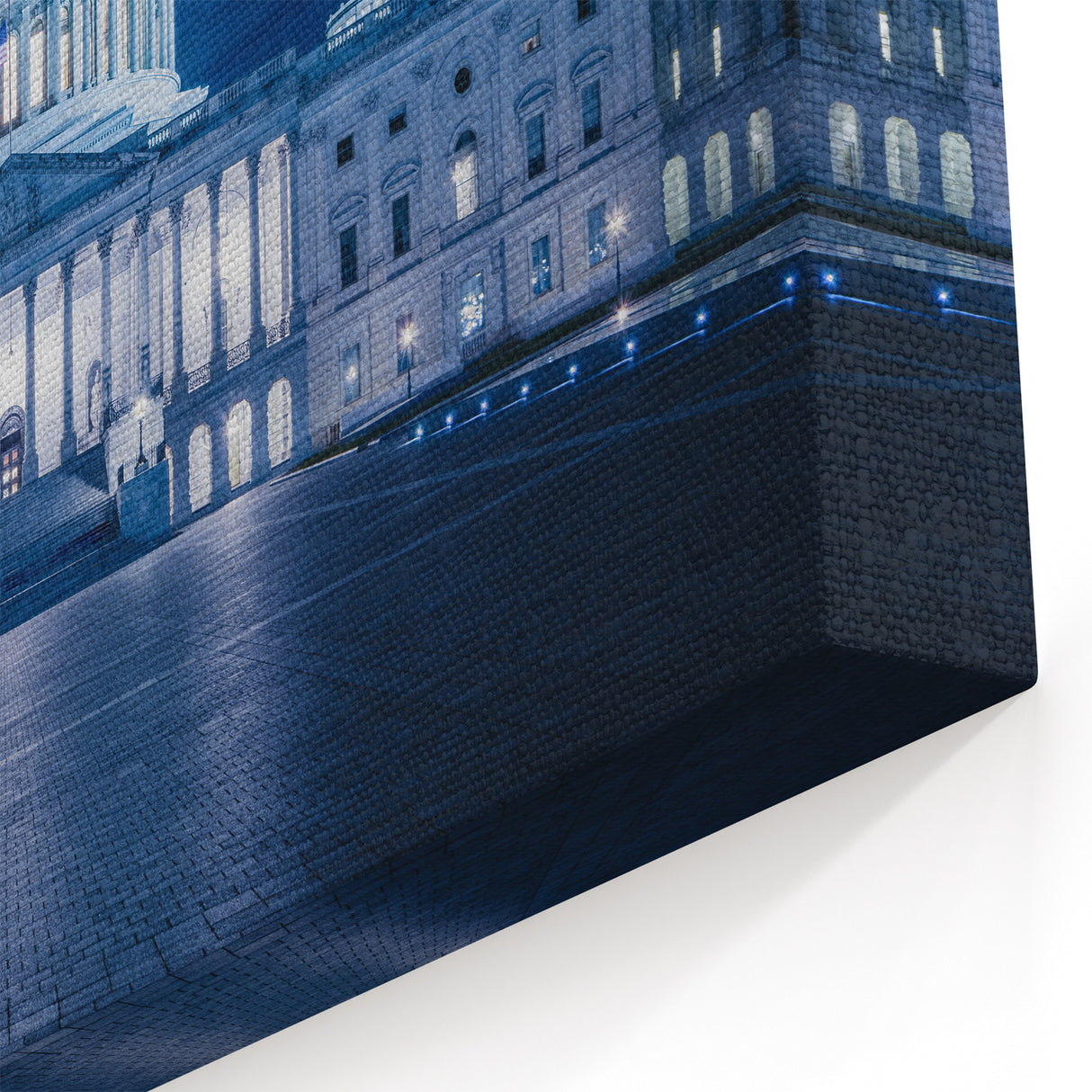 US Capitol Building Wall Art - Nighttime Washington DC Scenic Print