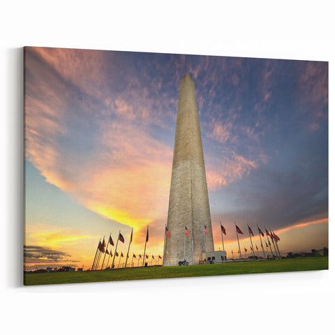 Washington Monument Wall Art - Historic Landmark Canvas and Framed Prints