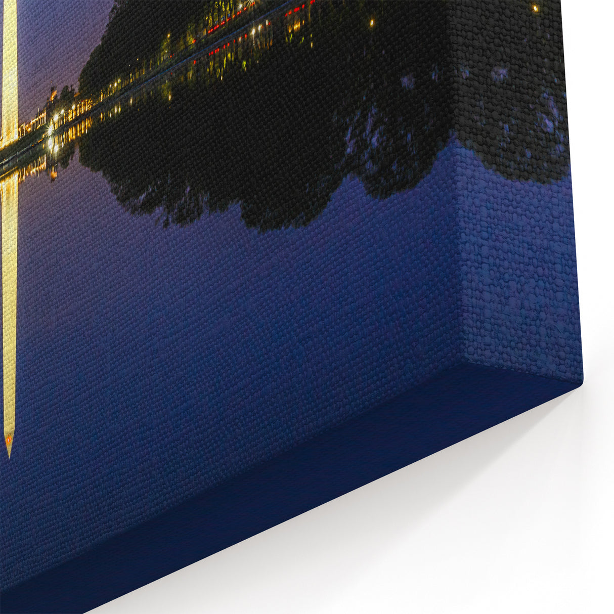 Washington Monument Wall Art - Iconic Night View Canvas and Framed Prints