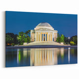 Jefferson Memorial Wall Art - Historic Landmark Canvas and Framed Prints