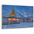 Capitol Building Wall Art - Iconic Washington DC Canvas and Framed Print
