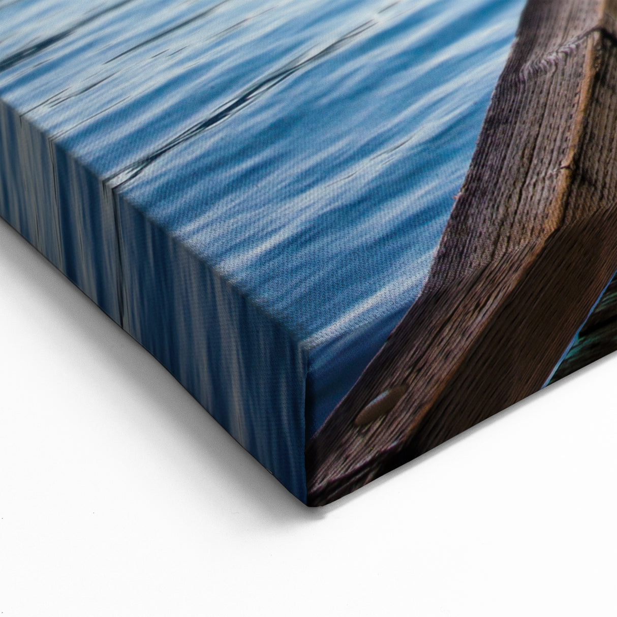 Olympic National Park Wall Art - Serene Lake and Pier Canvas Print