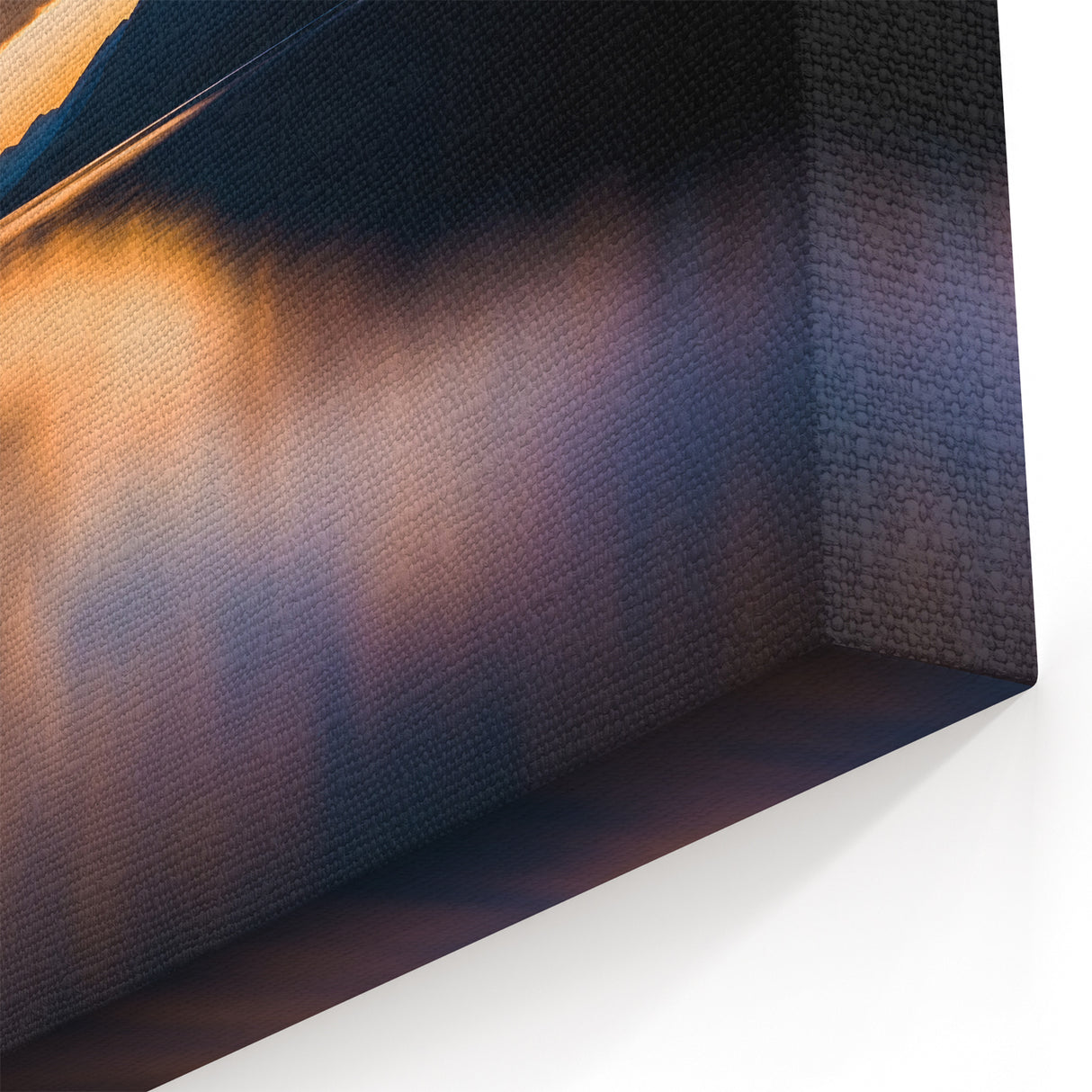 Nature Art Prints of Olympic Park - Sunset Over Lake Canvas Print