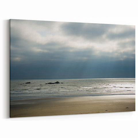 Olympic National Park Wall Art - Tranquil Ocean Beach Canvas Print