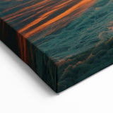 Golden Sunset over Big Sur Coastline – Captivating California Wall Art