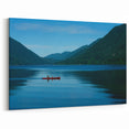 Olympic National Park Canvas Prints-Kayakers on Serene Lake in Washington