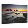 West Coast New Zealand Wall Art - Scenic Coastal Sunset Canvas Art Print