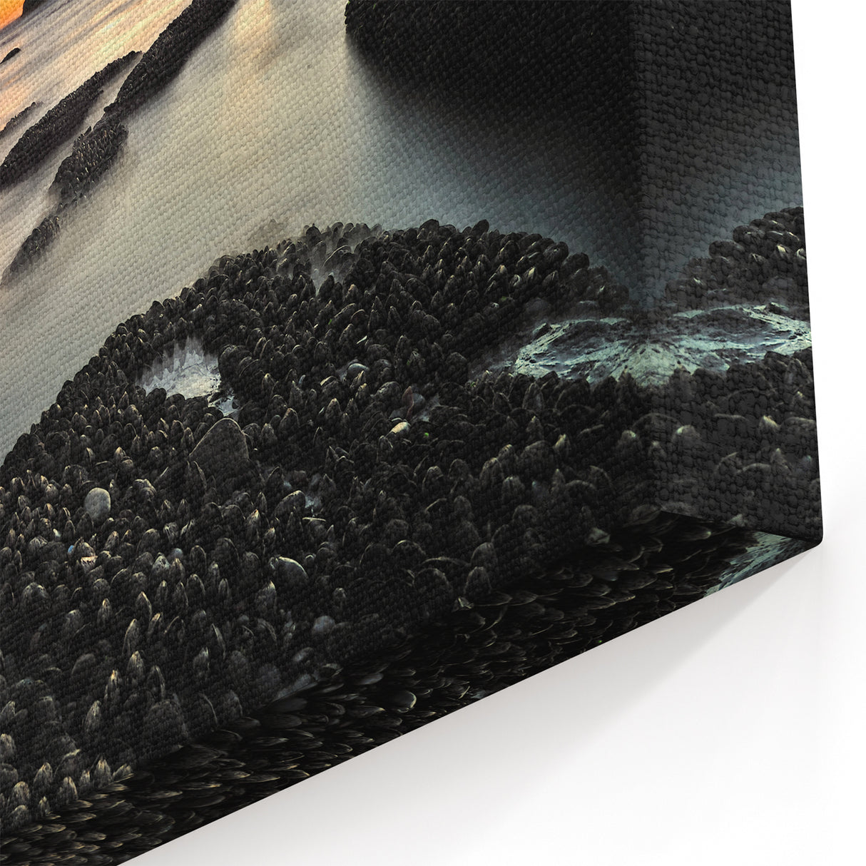 West Coast New Zealand Wall Art - Scenic Coastal Sunset Canvas Art Print