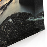 West Coast New Zealand Wall Art - Scenic Coastal Sunset Canvas Art Print