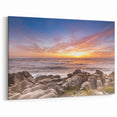 New Zealand Coastal Sunset Art - Scenic West Coast Canvas Print