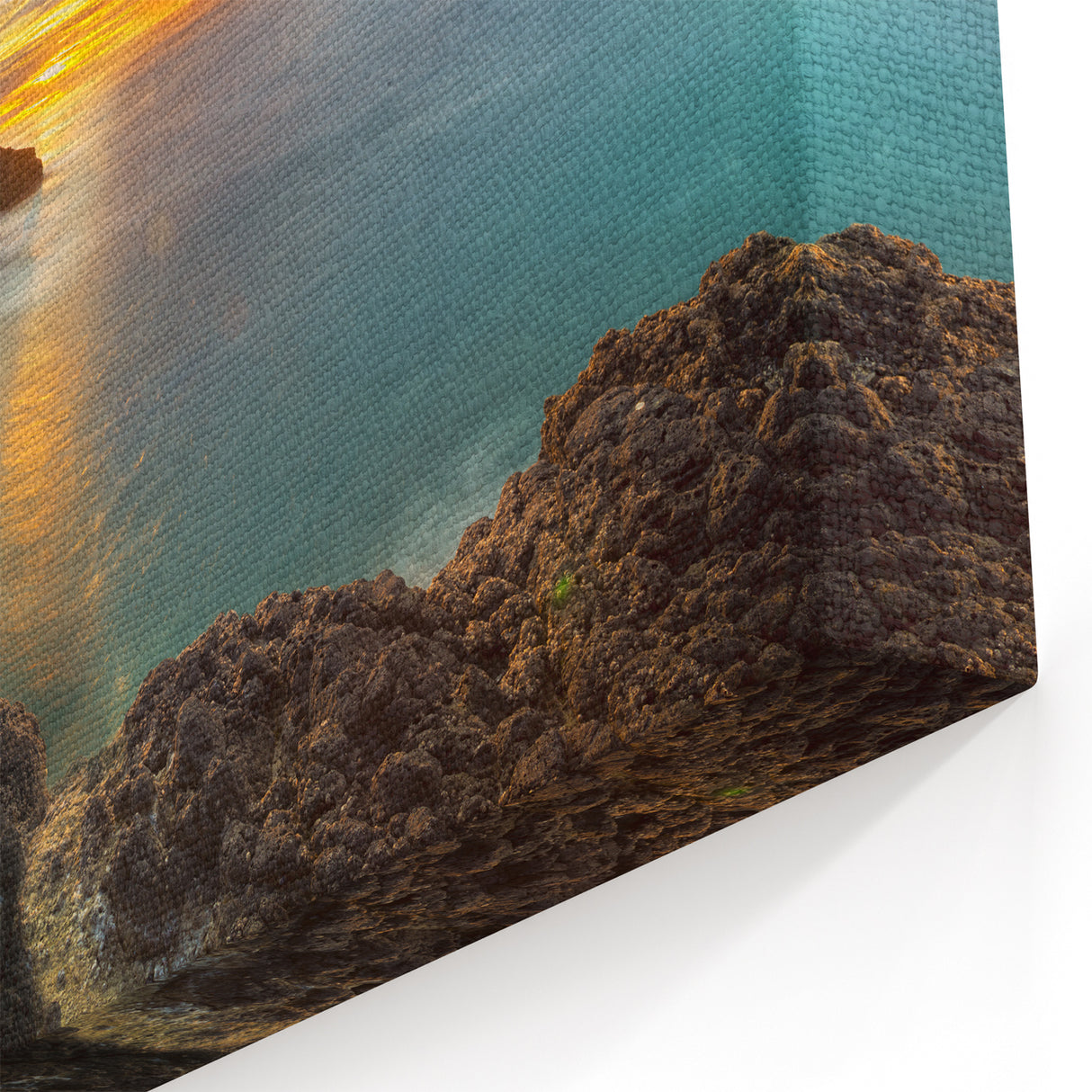 Coastal New Zealand Art - West Coast Sunset Seascape Canvas Print