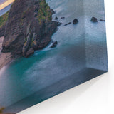 New Zealand Coastal Art - West Coast Beach and Cliff Canvas Print