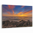 West Coast Sunset Art - New Zealand Coastal Landscape Canvas Print