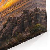 West Coast Sunset Art - New Zealand Coastal Landscape Canvas Print