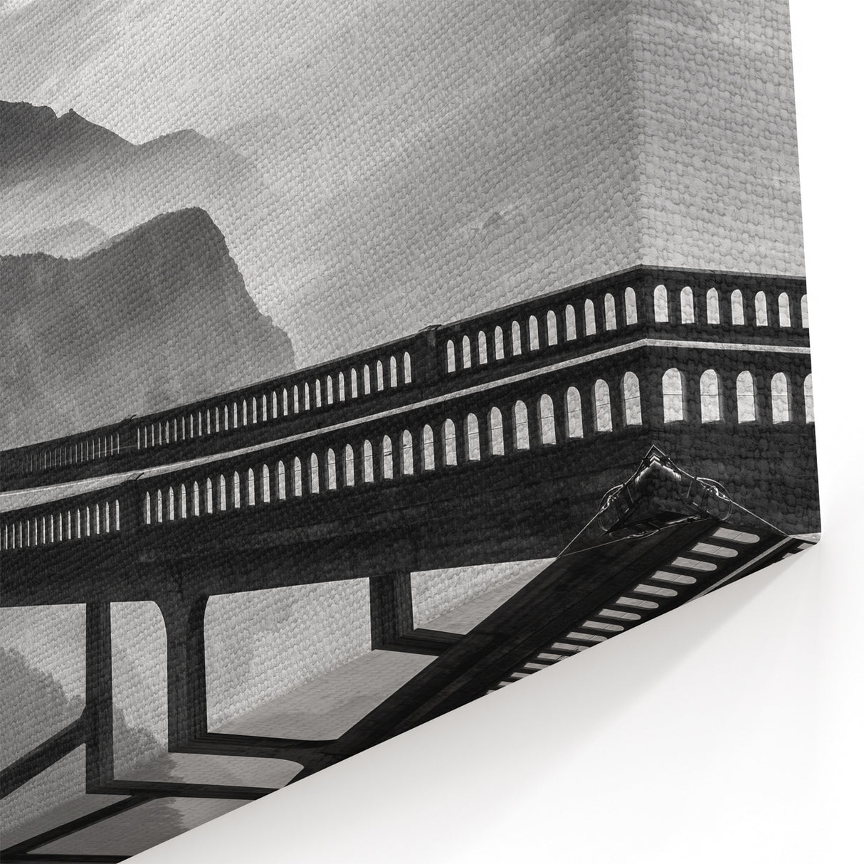 Timeless Big Sur Bridge in Black & White – Coastal California Wall Art
