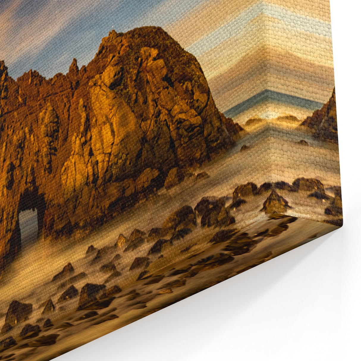 Starlit Night at Big Sur’s Keyhole Rock – California Coastal Wall Art