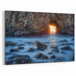 Sunset Through Keyhole Rock – Captivating Big Sur Coastal Wall Art
