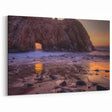 Serene Sunset at Keyhole Rock – Captivating Big Sur Coastal Wall Art