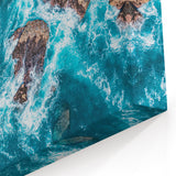 Vibrant Ocean Waves at Big Sur – Captivating California Coastal Wall Art