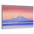 Mount Rainier Wall Art - Pastel Sunset Canvas Framed and Rolled Prints