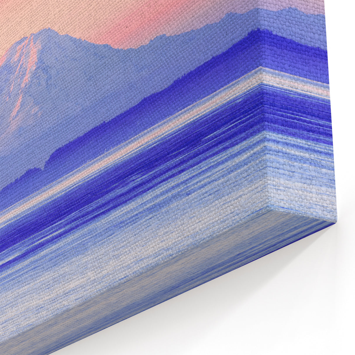 Mount Rainier Wall Art - Pastel Sunset Canvas Framed and Rolled Prints