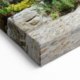 Provence Home Decor - Rustic French Shuttered Windows and Garden Scene