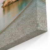 French Scenery Canvas - Peaceful Coastal Villa with Sea and Sky Views