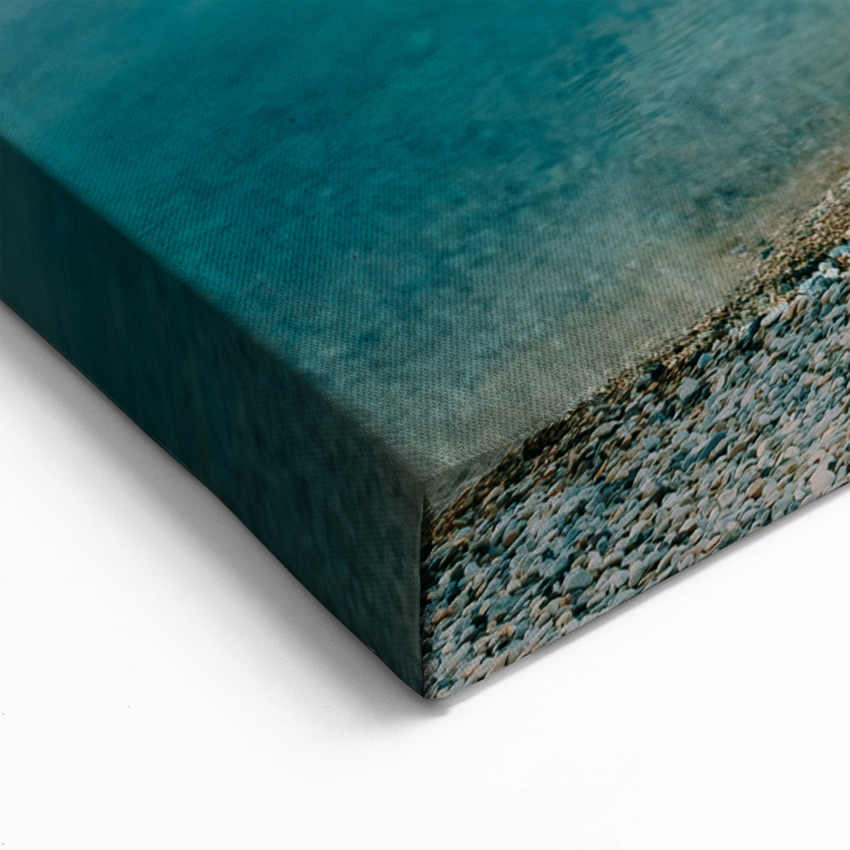 French Scenery Canvas - Peaceful Coastal Villa with Sea and Sky Views