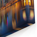 Tampa Landmark Art - Vibrant Downtown Reflections Wall Art