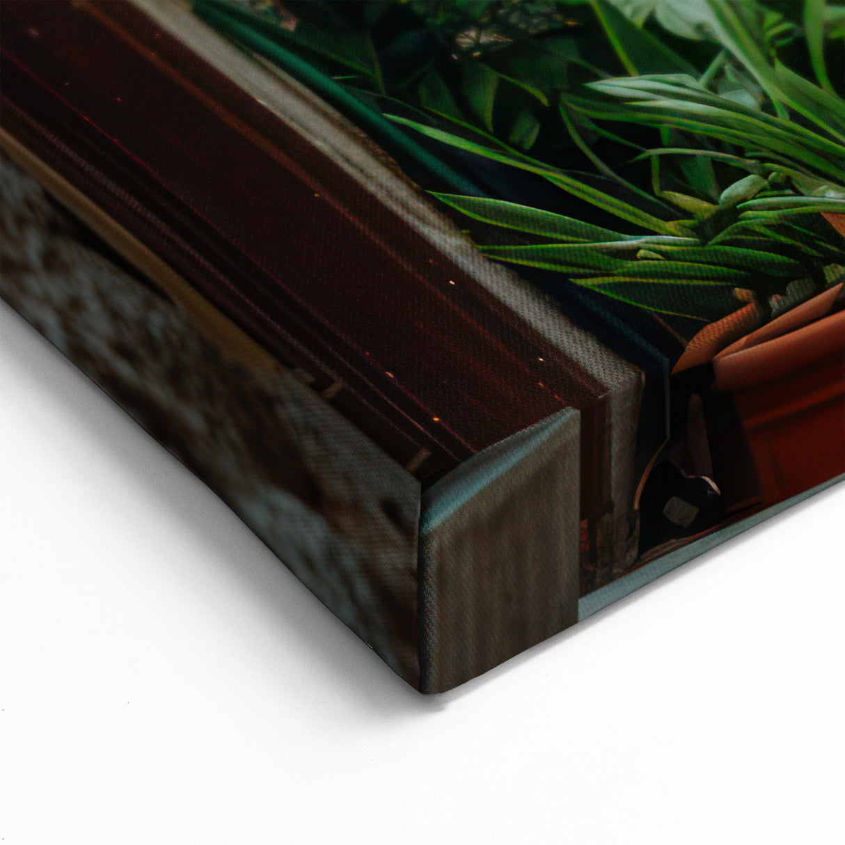 French Country Wall Art - Provence Home Decor with Floral Stairway