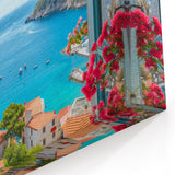 Provence Landscape Print - French Scenery Canvas with Coastal View