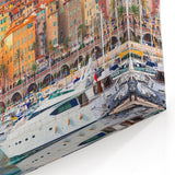 French Riviera Art - Colorful Cote d'Azur Scenic Mediterranean Wall Decor