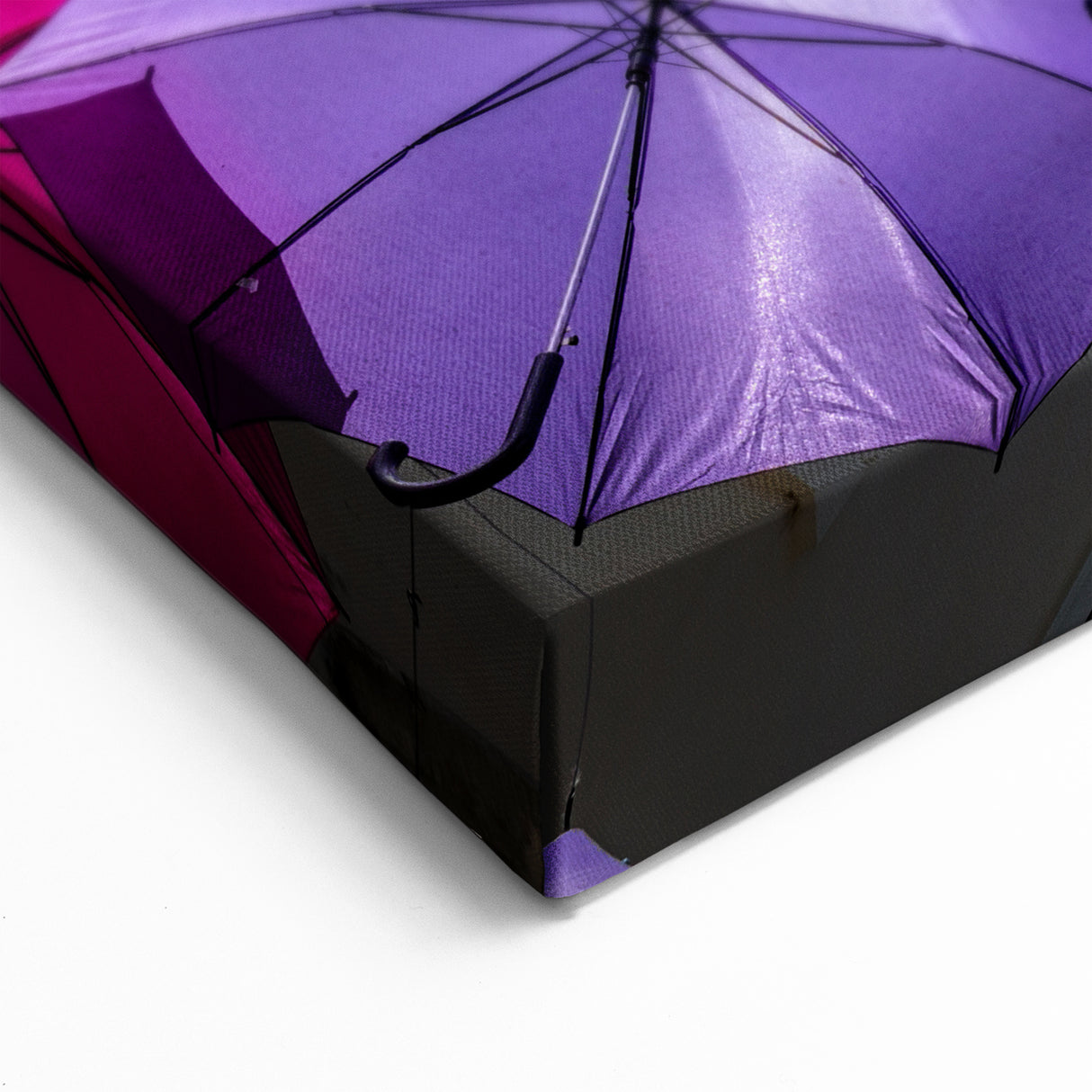 South of France Wall Art - Colorful Umbrellas French Village Decor