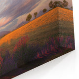 Lavender Field Art Prints - Scenic Provence Sunset French Countryside Art