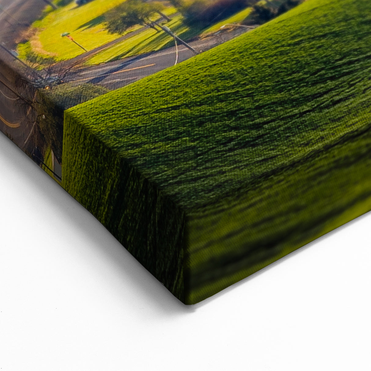 Palouse Region Art - Rolling Hills and Village Scene on Canvas or Acrylic