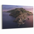Mountain Coastline Print – Catalina Island Coastal Canvas Art