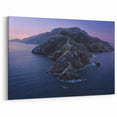 Coastal Cliff Twilight Print – Catalina Island Canvas Art