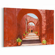 Rustic Archway Print – Catalina Island Terracotta Canvas Art