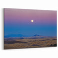 Palouse Framed Prints - Moonlit Landscape Over Washington’s Rolling Hills