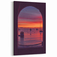 Framed Sunset View Print – Catalina Island Coastal Canvas Art