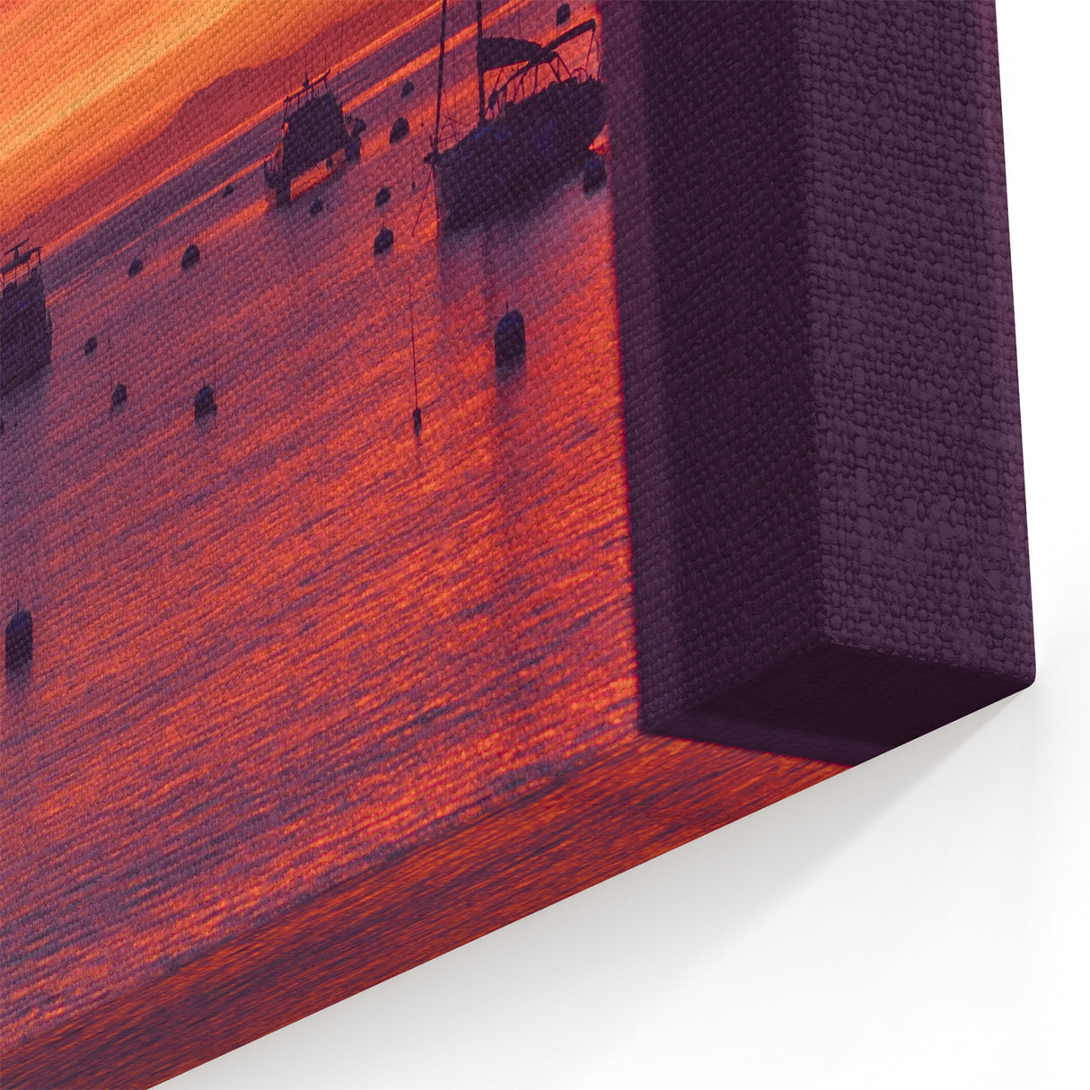 Framed Sunset View Print – Catalina Island Coastal Canvas Art