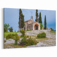 South of France Wall Art - Provence Church Scenery in Fine Detail