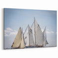 French Riviera Art - Vintage Sailing on the Mediterranean Sea