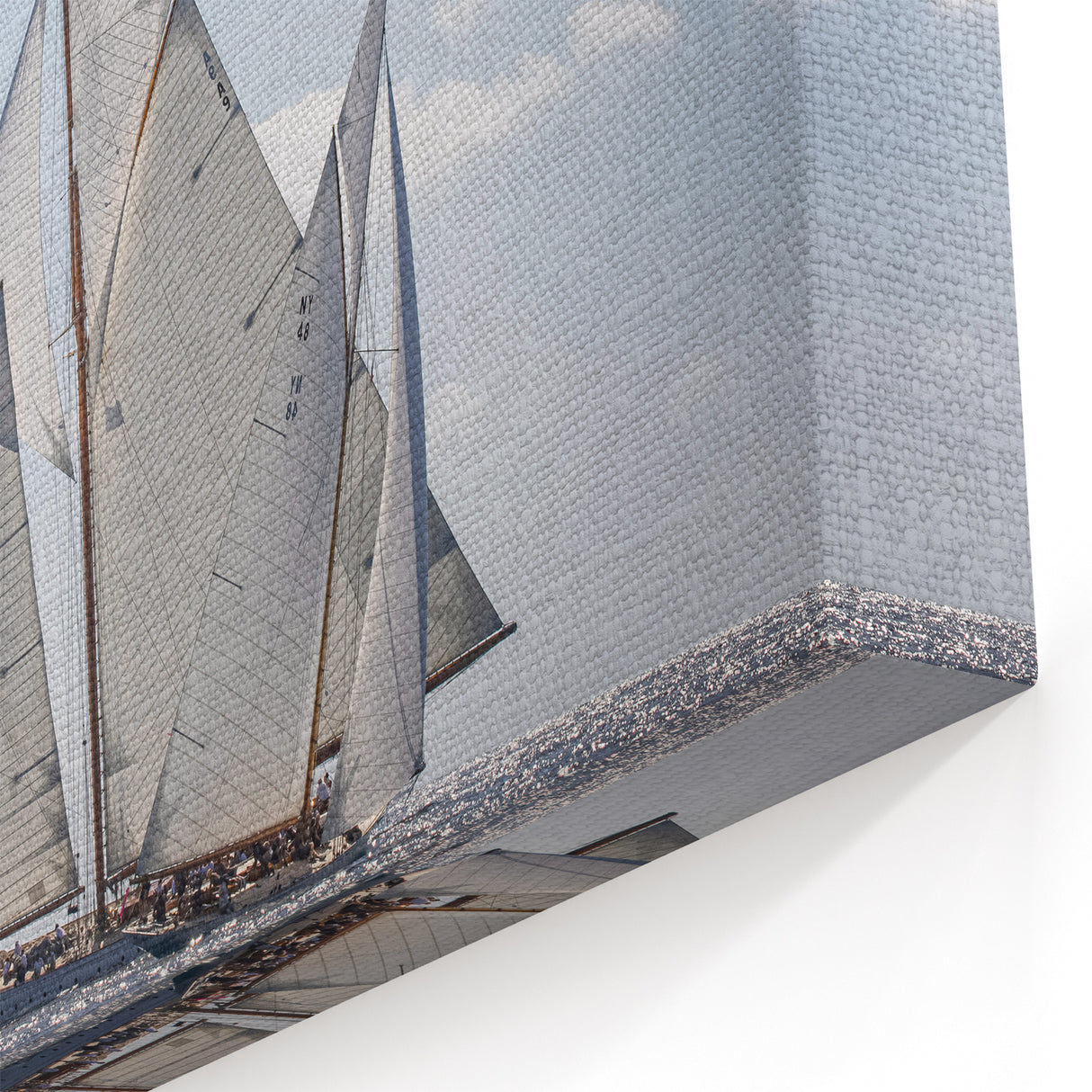 French Riviera Art - Vintage Sailing on the Mediterranean Sea